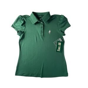 Fore All Flirty Golf Polo Green Women’s Size XL Shirt Top NWT